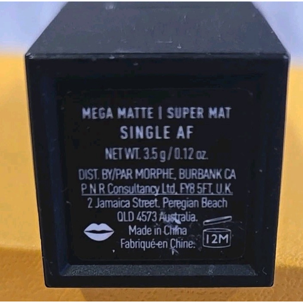 Morphe Single AF Matte Lipstick. Sz 0.12oz/3.5g NEW No Box, See Photos - Picture 2 of 3